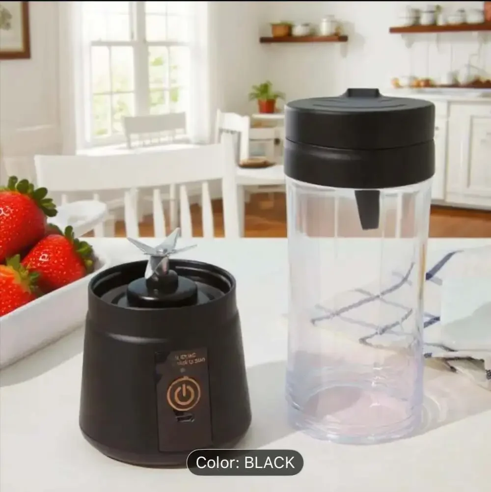 Eternal Lifestyle Cordless Portable Blender Personal Size 2000mAh USB Rechargeab